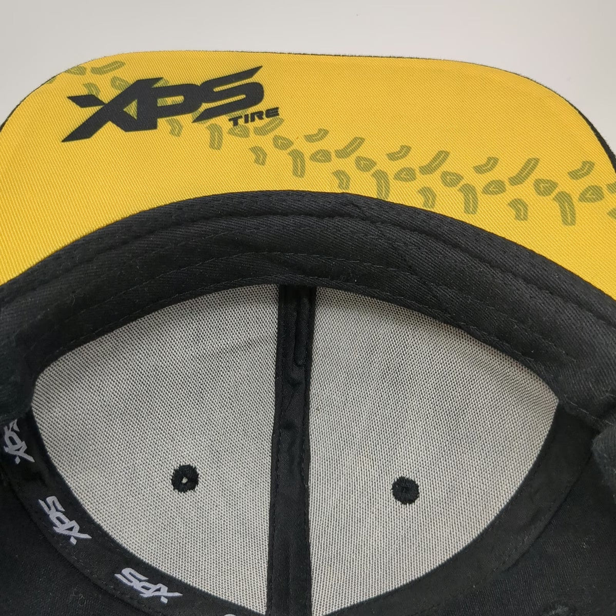 BRP Can-Am Snapback Hat Black One Size XPS Tire 50th Anniversary Graphic Brim