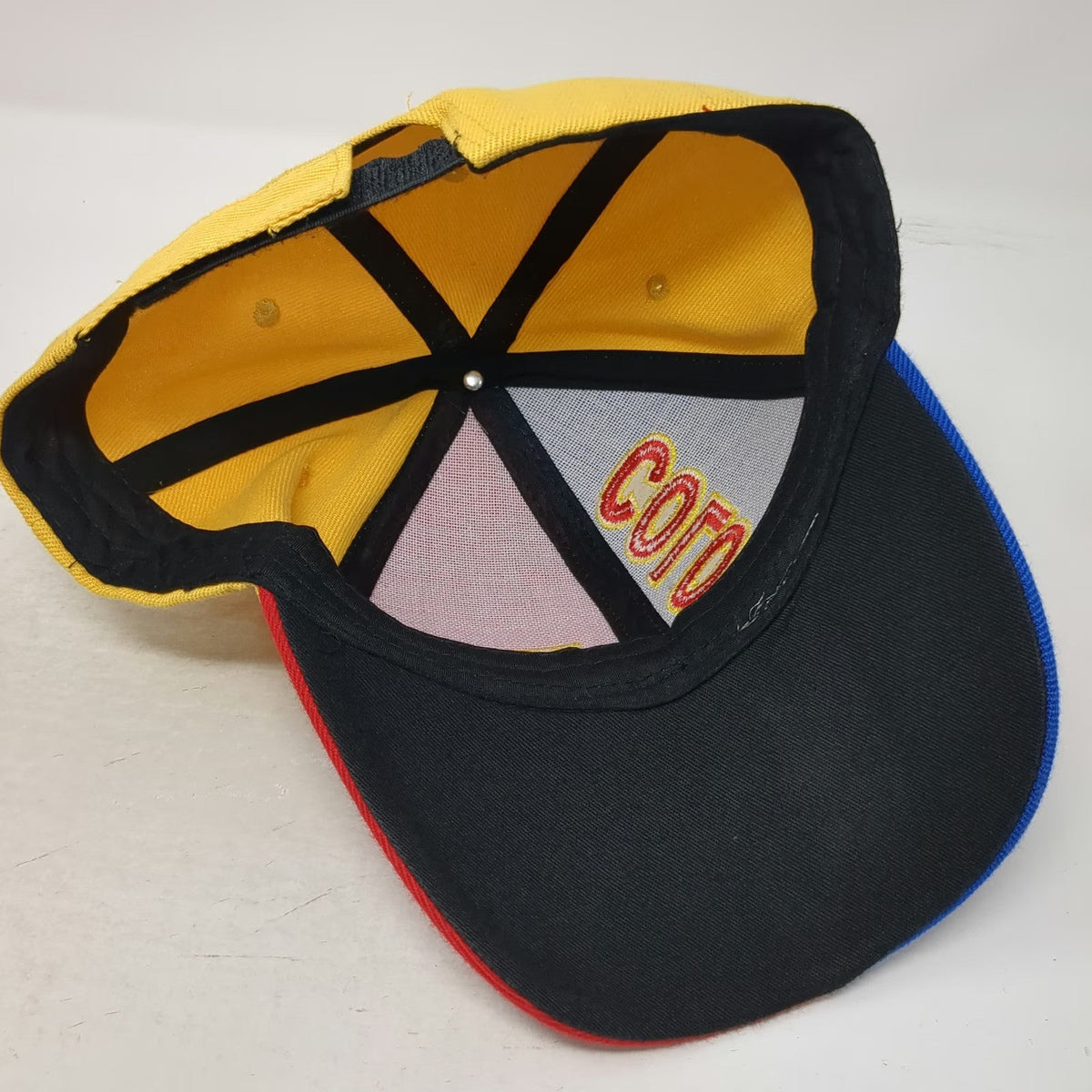 Blue Red Yellow Baseball Cap Colombia Flag One Size Strapback Hat South America