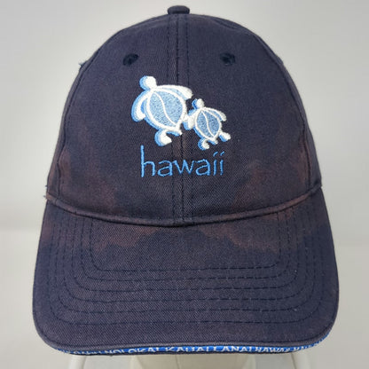Surfware Baseball Cap Blue One Size Sea Turtle Hawaii Island Names Strapback Hat