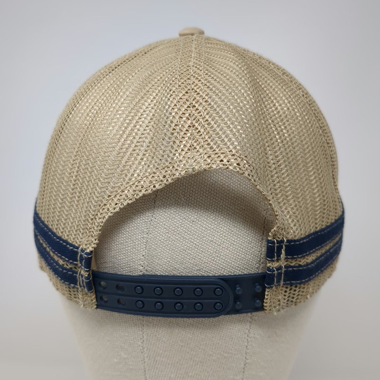 Fahrenheit Headwear Trucker Hat Blue One Size San Pedro Belize Mesh Back Patch