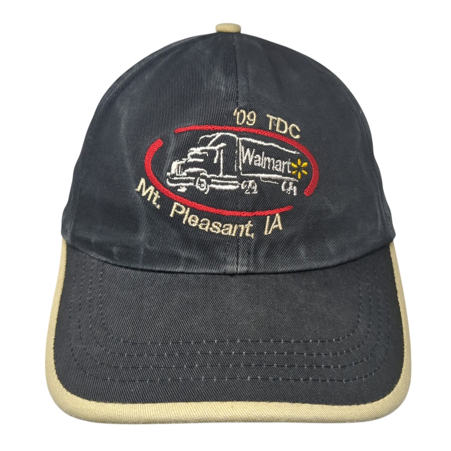 Walmart Mt. Pleasant IA Strapback Hat Black One Size Adjustable Headmost