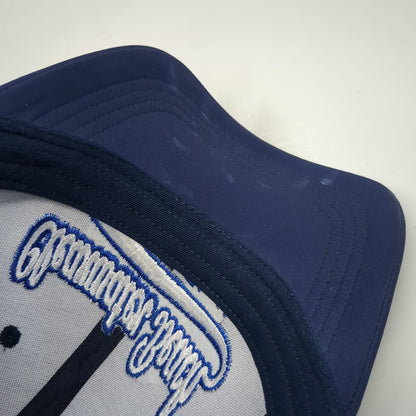 Free Style Baseball Cap Blue OSFM Strapback Clearwater Beach Florida Hat Rope