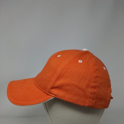 Clemson Tigers NCAA Strapback Hat Orange OSFM Embroidered Paw Logo
