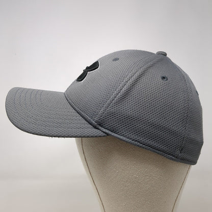 Under Armour Fitted Hat Gray Medium/Large Embroidered Solid 6 Panel