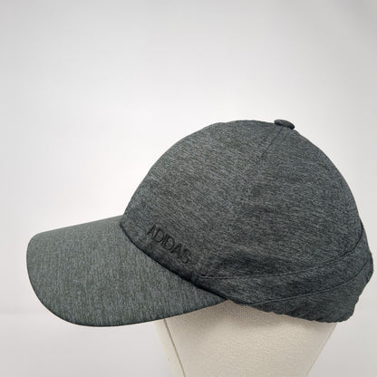 Adidas Spell Out Strapback Hat Gray One Size Adjustable Climalite