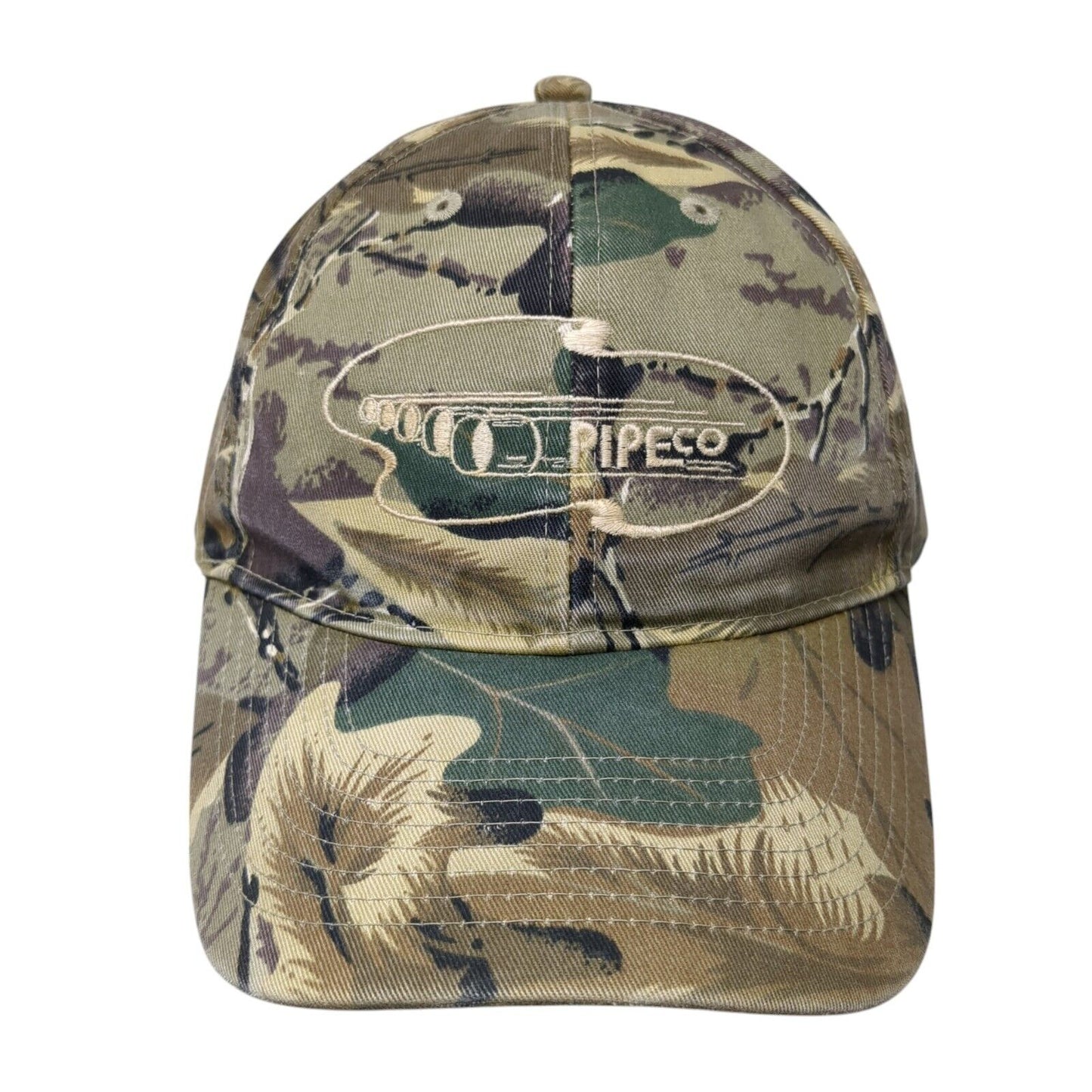 Pipe Co Strapback Hat Camouflage One Size Adjustable Embroidered 6 Panel Otto