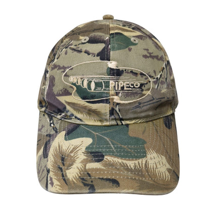 Pipe Co Strapback Hat Camouflage One Size Adjustable Embroidered 6 Panel Otto