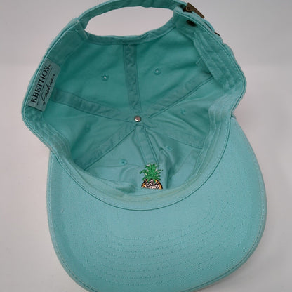Pineapple Slideback Hat Blue One Size Adjustable KB ETHOS Fashion