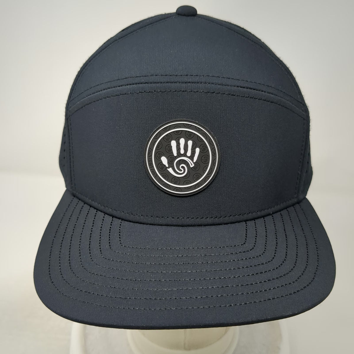 Melin Trenches Grateful Dead Trucker Hat Black L Hydro Snapback Flat Brim Patch