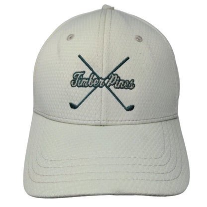 Timber Pines Golf Strapback Hat Green One Size Embroidered Pukka Inc