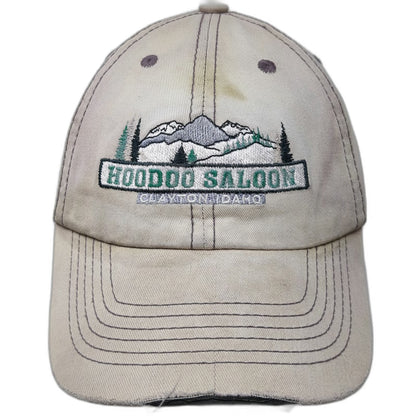 OTTO Baseball Cap Gray One Size Hat Hoodoo Saloon Clayton Idaho Cotton Strapback