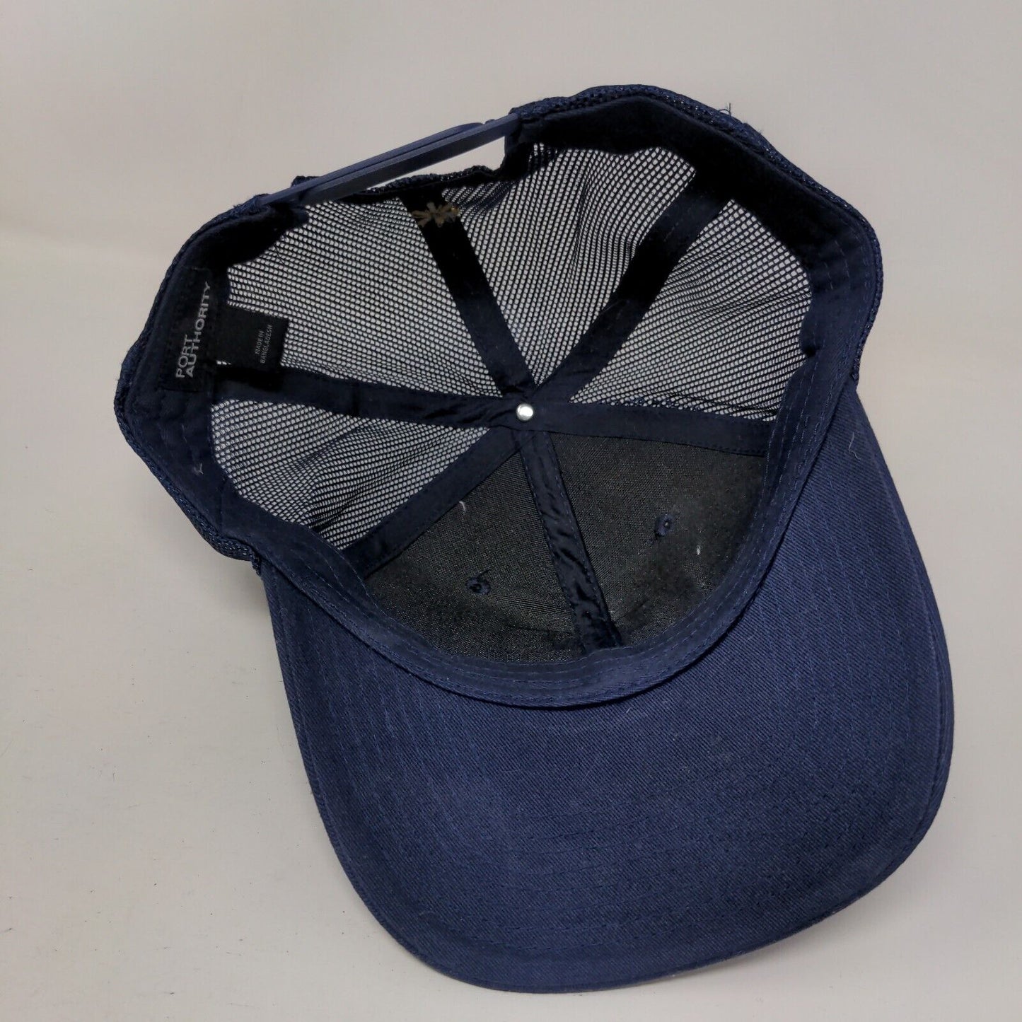 Heroes & Headliners Snapback Trucker Hat Blue One Size Mesh Back Port Authority