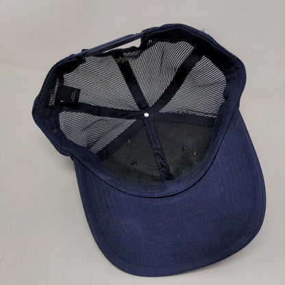 Heroes & Headliners Snapback Trucker Hat Blue One Size Mesh Back Port Authority