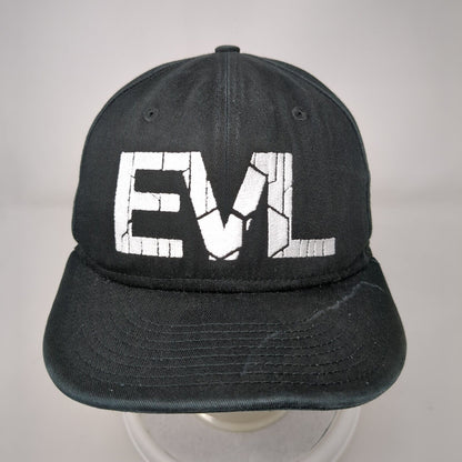 EVL Body Building Com. Snapback Hat Black OSFM Adjustable 9Fifty New Era Cotton