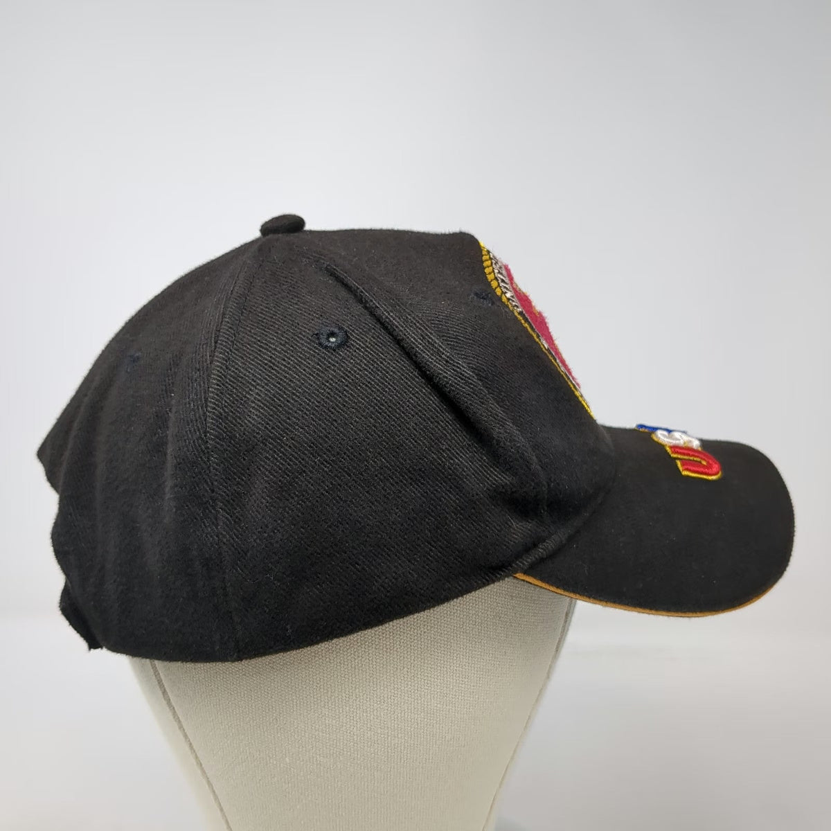 Global Traders Baseball Cap Black One Size USMC Seal Marine Corps USA Flag Hat