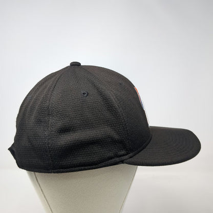Miami Marlins MLB OC Sports Baseball Cap Black One Size Strapback Logo Mesh Hat