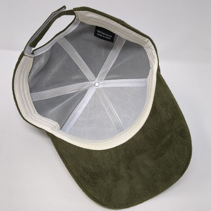 Unbranded Strapback Hat Green One Size Adjustable 6 Panel Blank Polyester