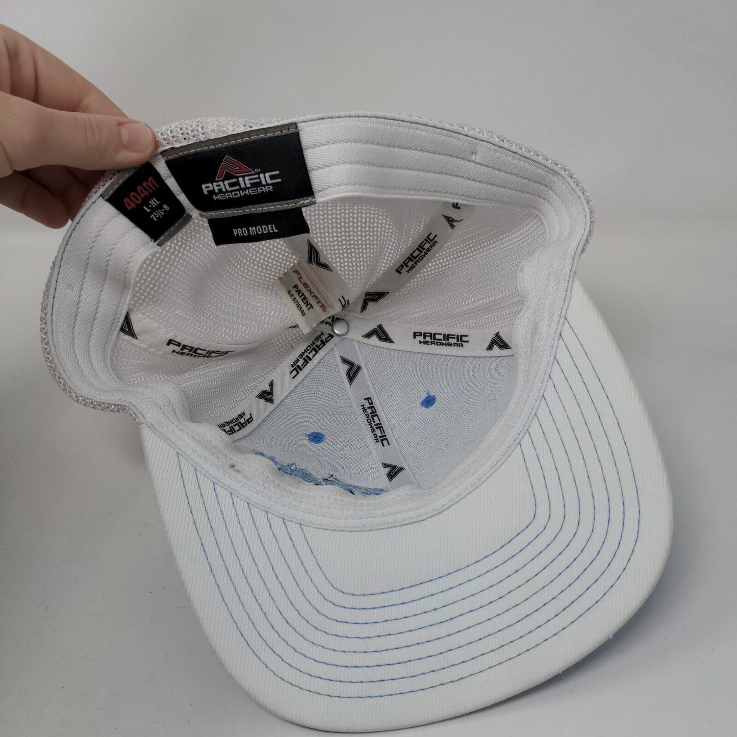 McCall Amateur 2015 Fitted Trucker Hat Blue L/XL Embroidered Mesh Back