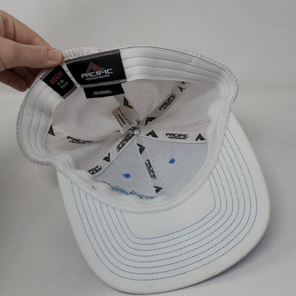 McCall Amateur 2015 Fitted Trucker Hat Blue L/XL Embroidered Mesh Back