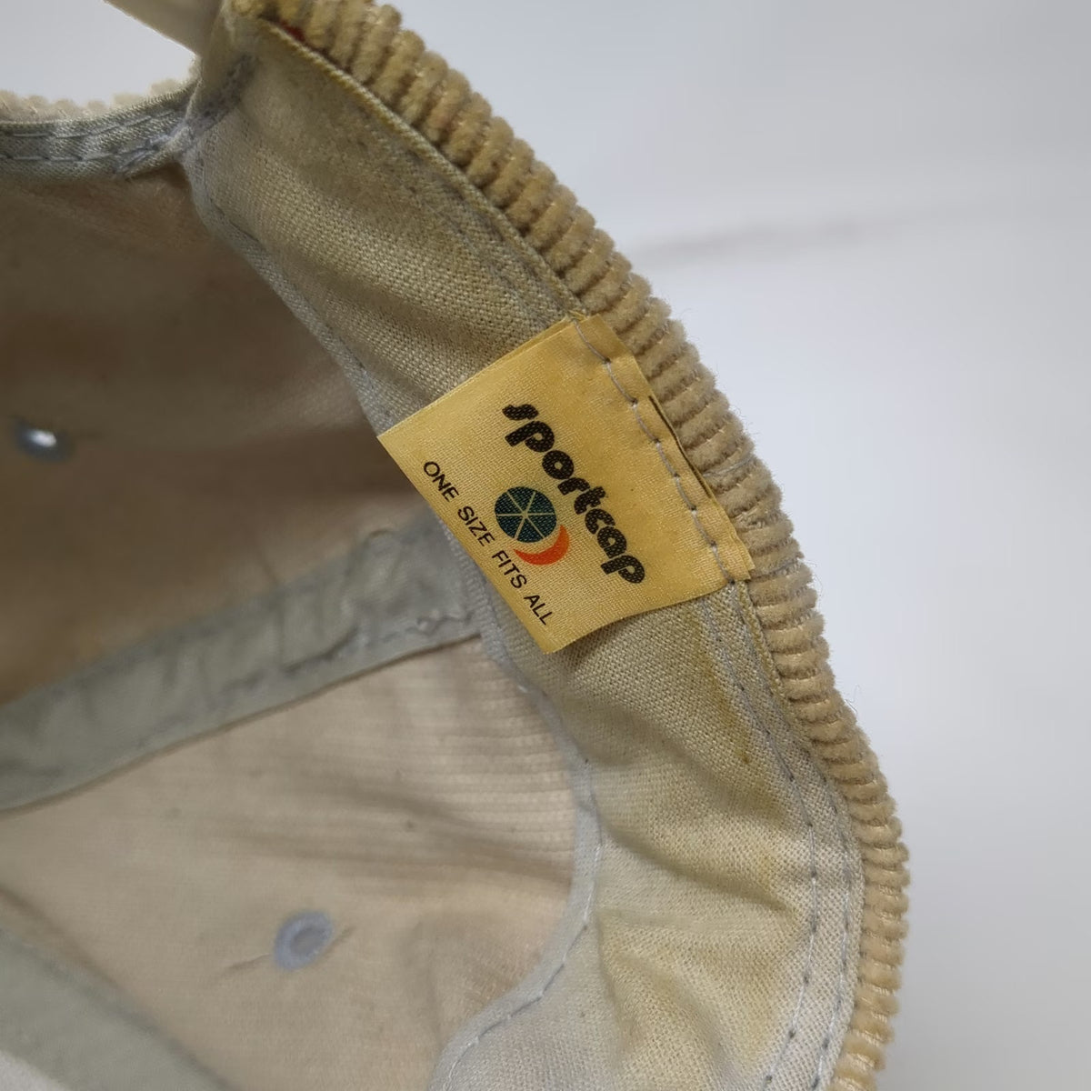 Sportcap 5 Panel Beige One Size Corduroy Intermountain Canola Grower Logo Hat