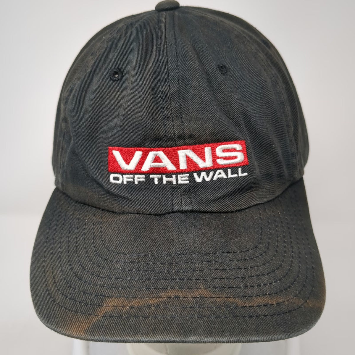 Vans Baseball Cap Black One Size Off The Wall Embroidered Hat Adjustable Skate