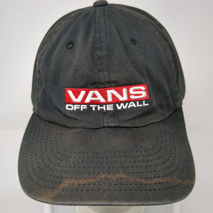 Vans Baseball Cap Black One Size Off The Wall Embroidered Hat Adjustable Skate