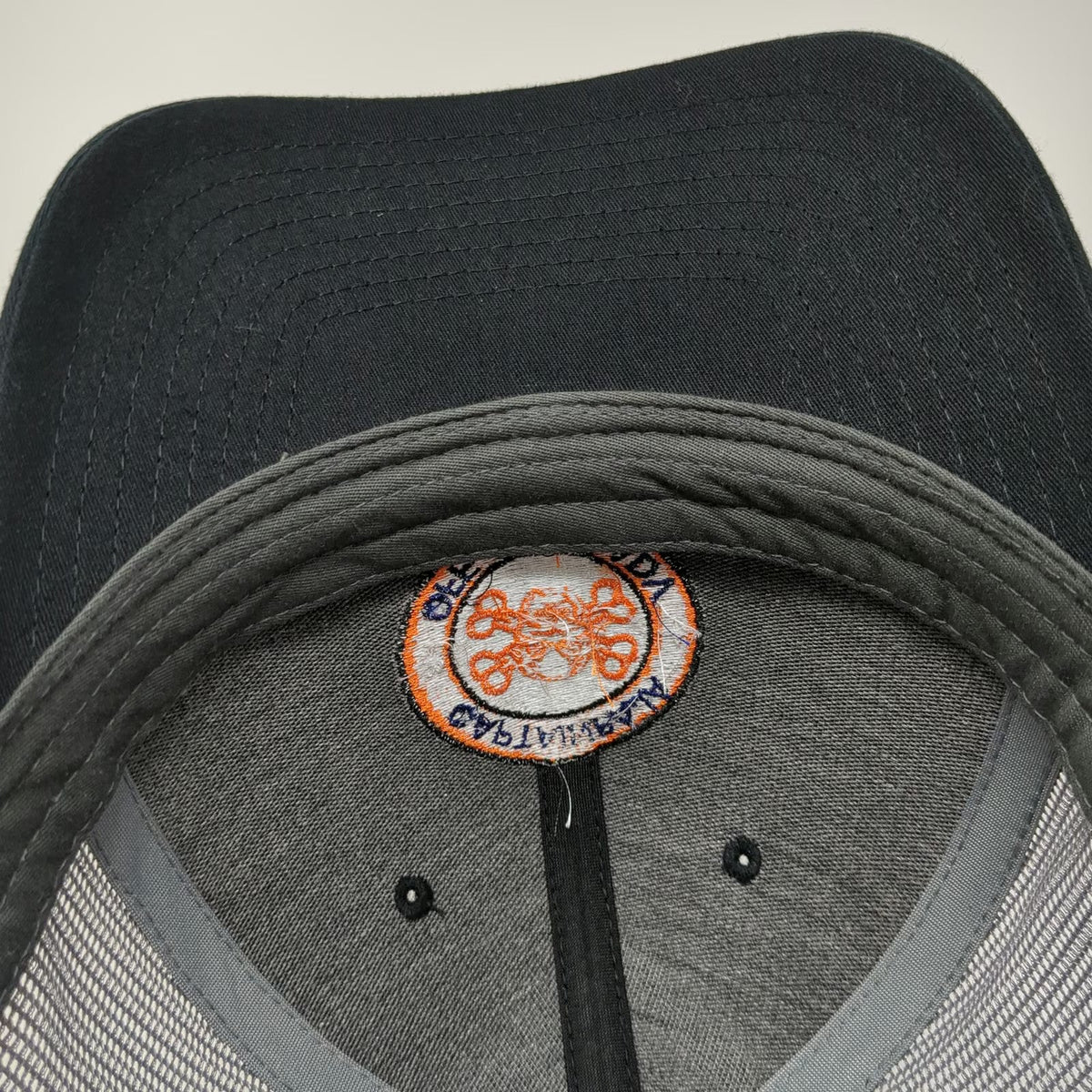Richardson Trucker Hat Black OS Mexico Flag Captain Baja Off-Road Mesh Snapback