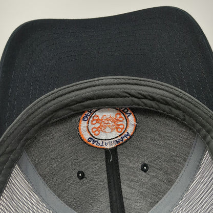 Richardson Trucker Hat Black OS Mexico Flag Captain Baja Off-Road Mesh Snapback