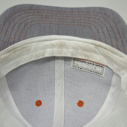 Simpson Strong-Tie Trucker Hat Gray One Size Mesh Snapback Orange Stitch Patch