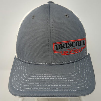 Richardson Baseball Cap Gray White M Driscoll Brothers Potato Mascot Mesh Fitted