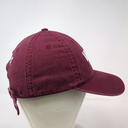 VCA WOOF Baseball Cap Red White One Size Slideback Embroidered Animal Vet Hat