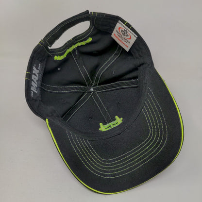 Trucking Depot Strapback Hat Black OSFA Embroidered Triple Crown