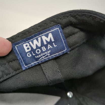 BWM Global Toyota Idaho Eagle Snapback Hat Black One Size Striped Undervisor