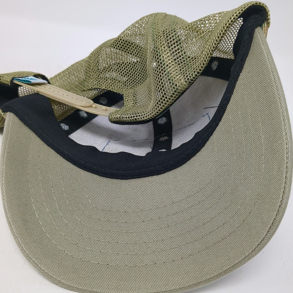 Sendero Provisions Co. Trucker Hat Green One Size Salmon River Patch Rope Mesh