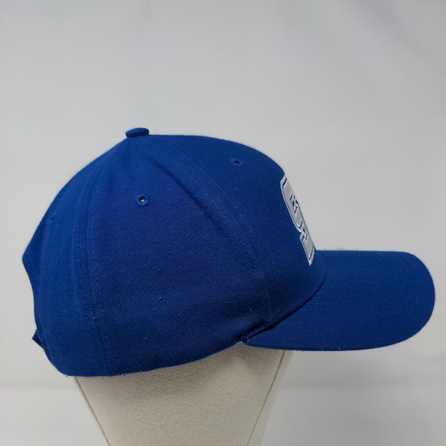 SB Strapback Hat Blue Medium-Large Embroidered Letters Richardson