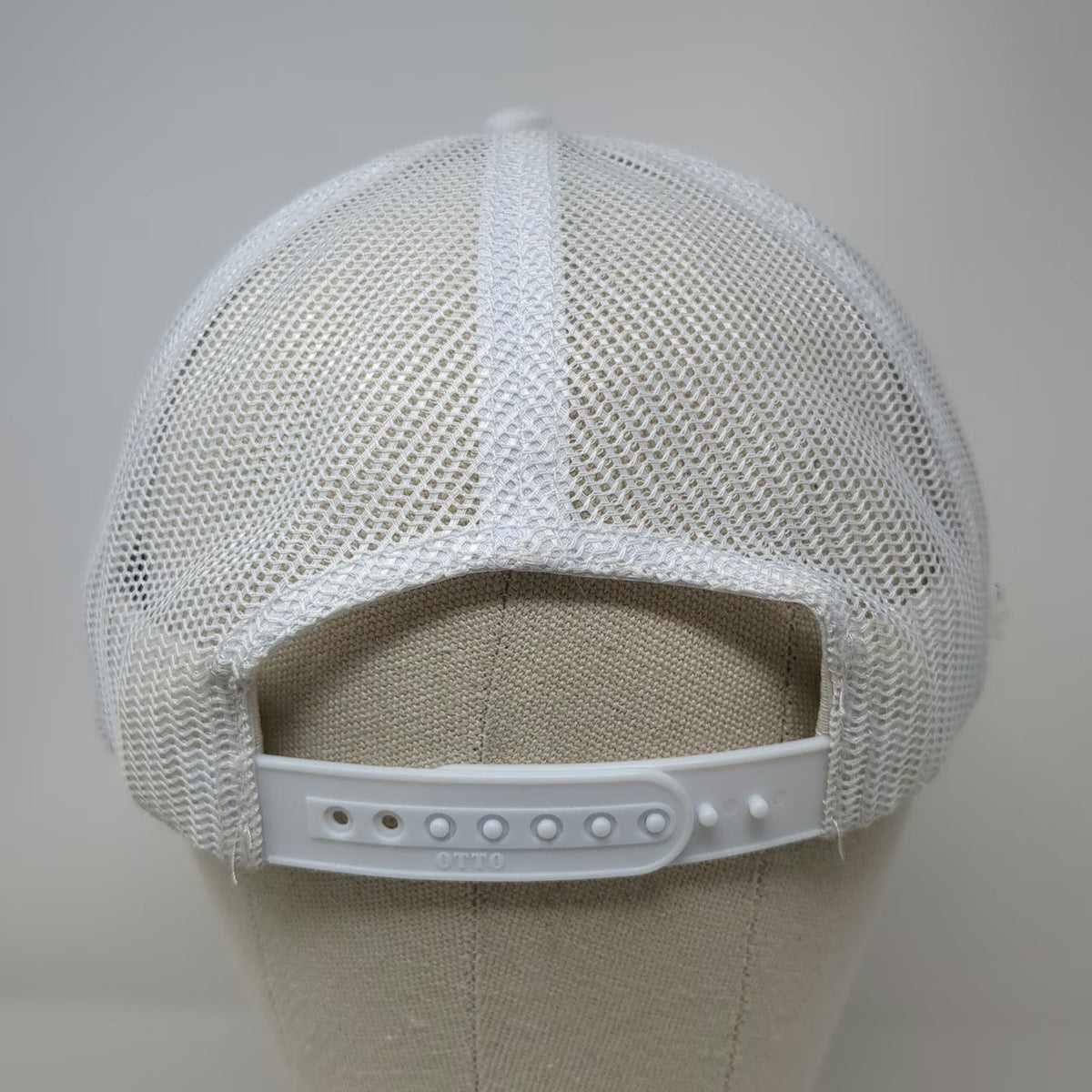 OTTO Trucker Hat White One Size Truly Vodka Seltzer Beverage Patch Mesh Back