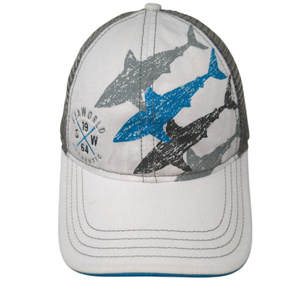 SeaWorld Authentic 1964 Snapback Trucker Hat Multicolor OS Adjustable Mesh Back