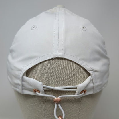Black Clover Baseball Cap White OSFM Live Lucky Journeys Mountain Slideback Hat