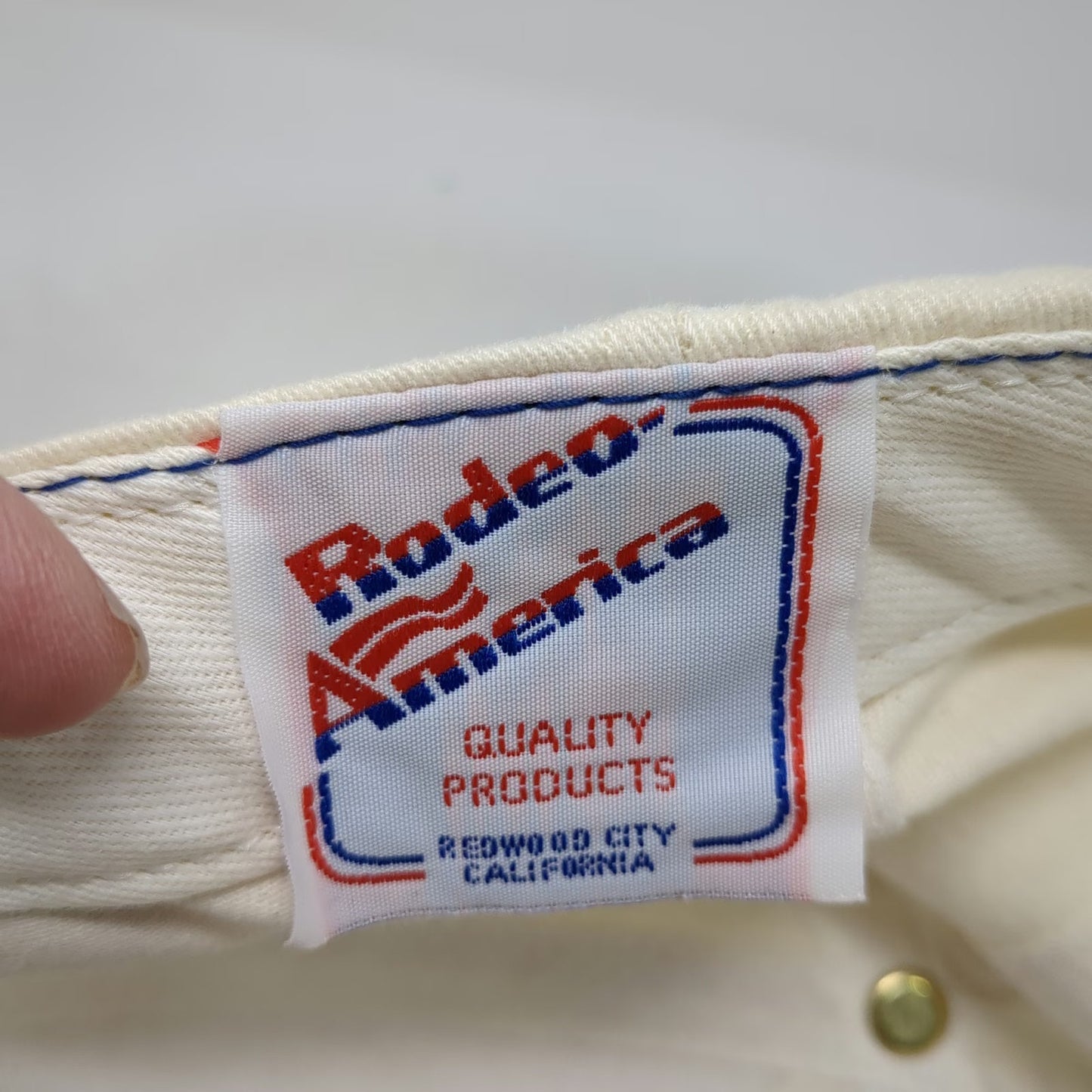 Rodeo America Snapback Hat White Blue One Size Bud Light Cup PBR Las Vegas Rodeo