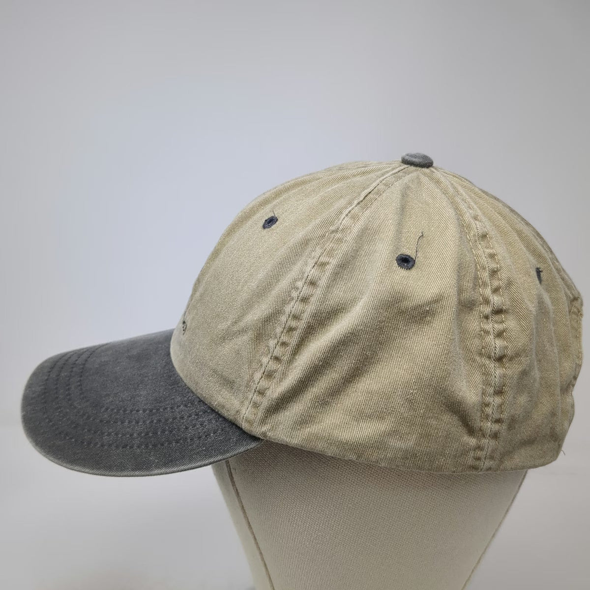 American Needle Snapback Beige One Size Golden Dome Brewing Co Two Tone Hat