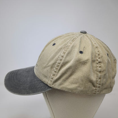 American Needle Snapback Beige One Size Golden Dome Brewing Co Two Tone Hat