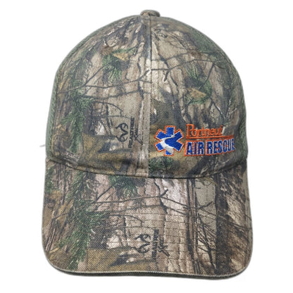 Port Authority Baseball Cap Green One Size Portneuf Air Rescue Mesh Camo Hat