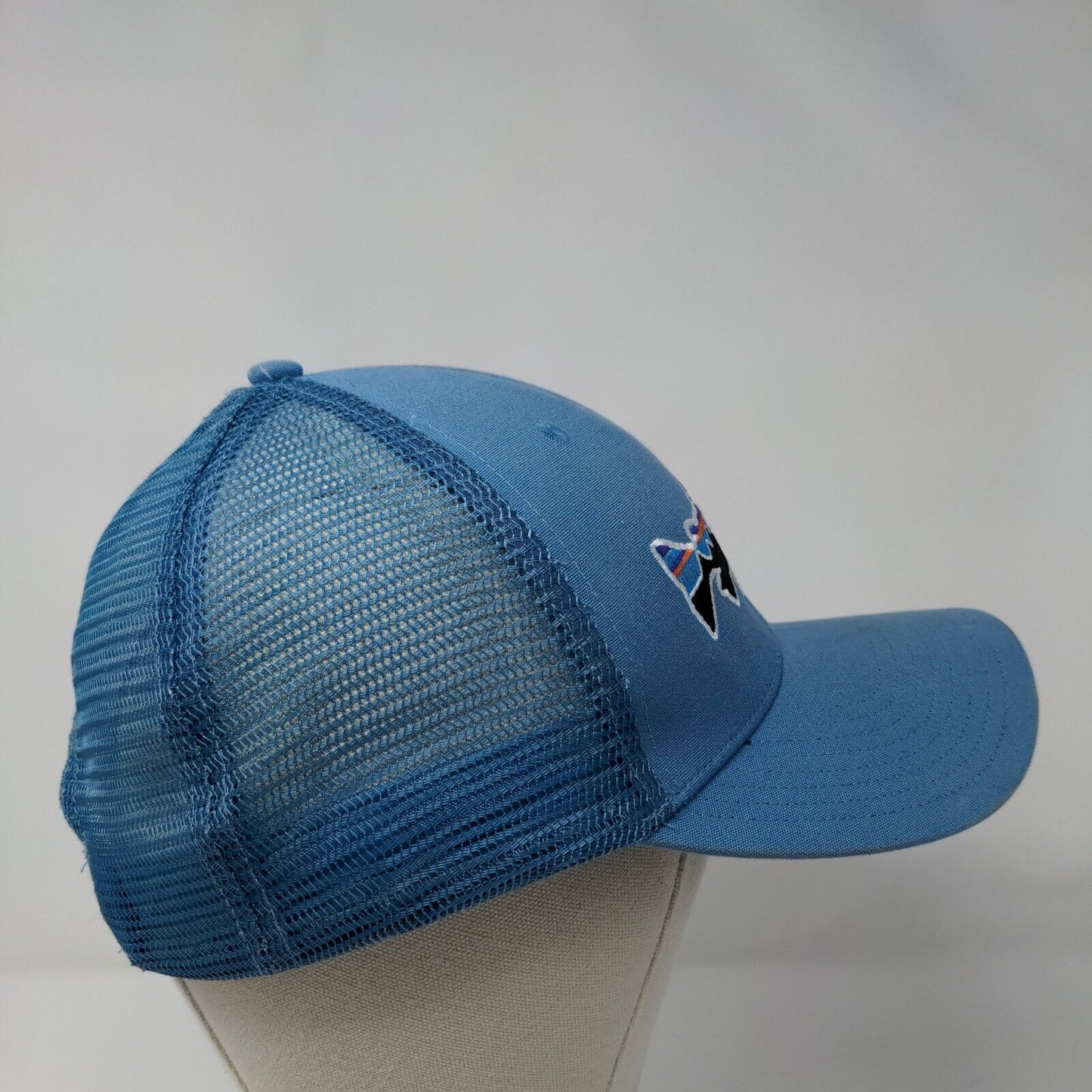Patagonia Snapback Trucker Hta Blue OSFA Adjustable Embroidered Fish Mesh Back