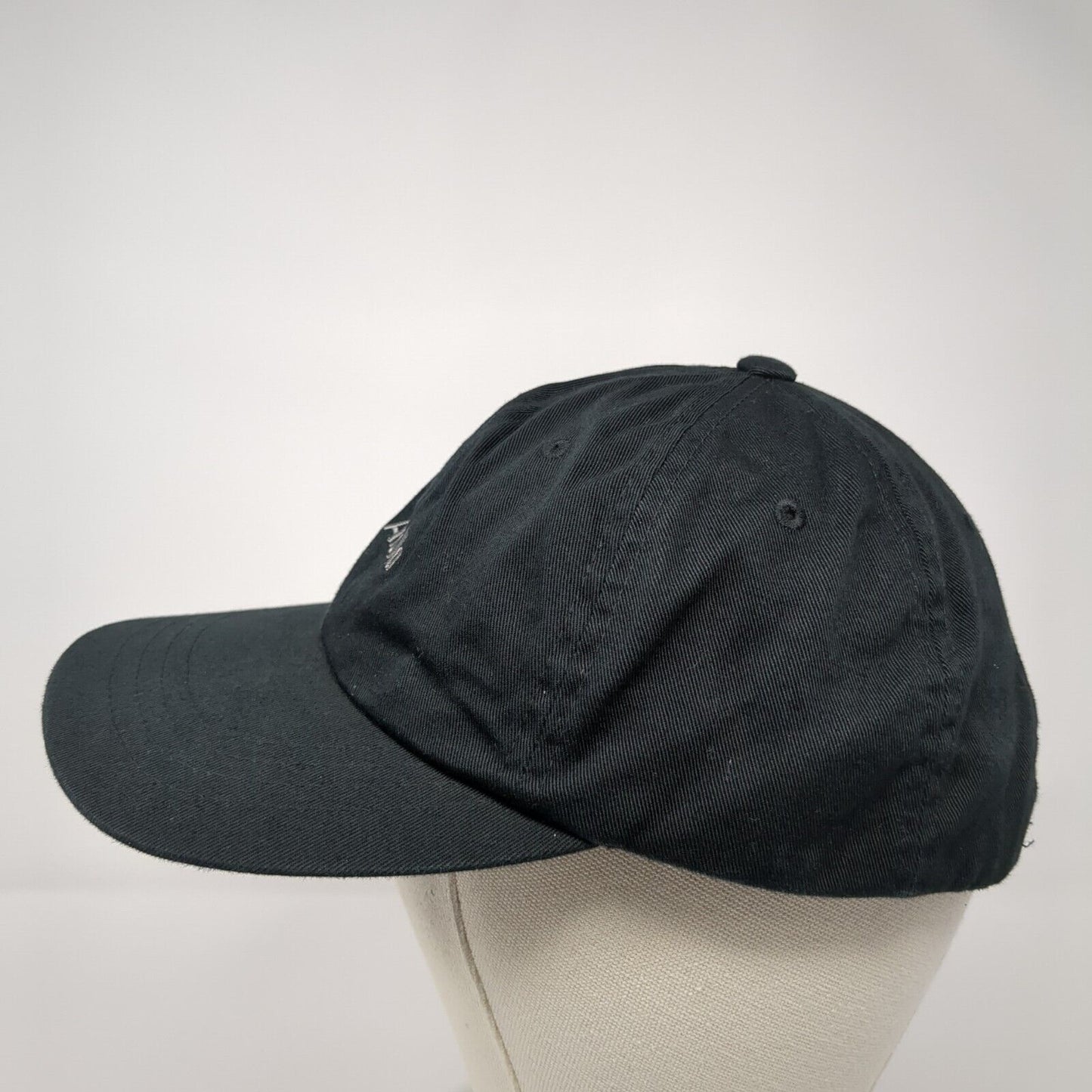 Hurley Aloha Snapback Hat Black One Size Embroidered Adjustable Yupoong