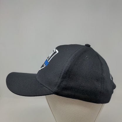 My Truck Pickup Shop Men's Slideback Hat Black Adjustable Embroidered Logo