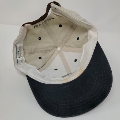 Mandalay Bay Las Vegas Slideback Hat Tan OSFA Adjustable Embroidered 6 Panel