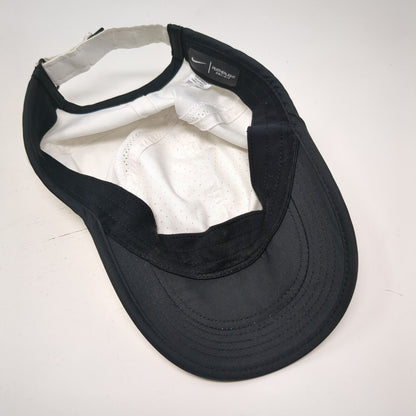Nike Strapback Hat White One Size Adjustable Featherlight Dri-Fit