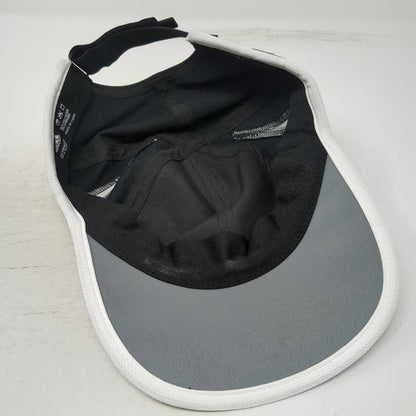 Adidas Baseball Cap Black One Size Climalite Mesh Strapback Athletic Hat Sport