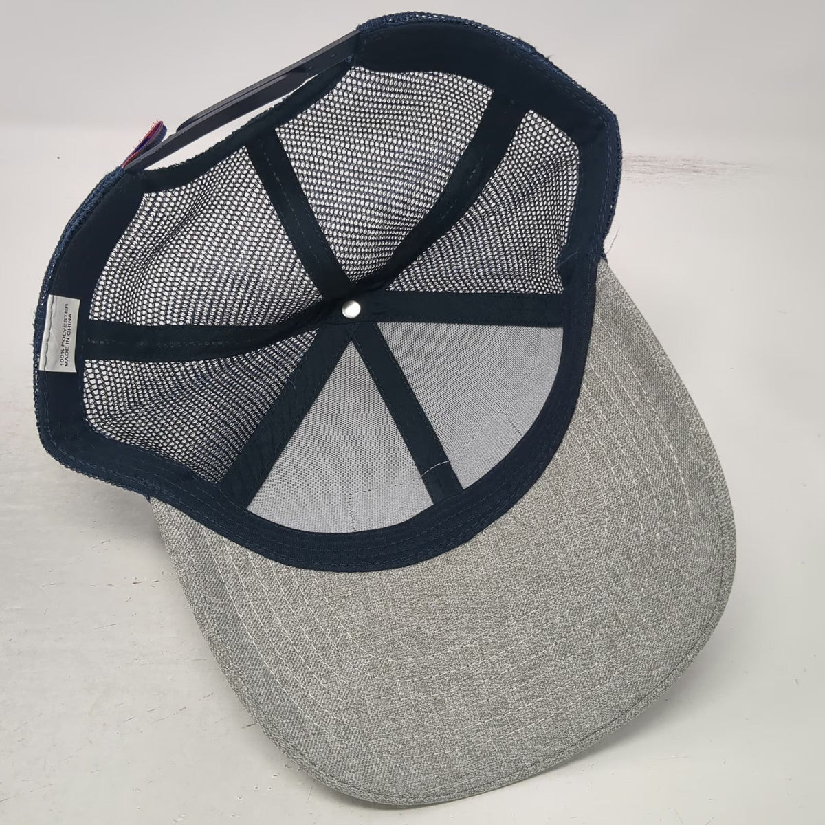 Gray Blue Trucker Hat One Size CAL Ranch Stores Mesh Snapback Patch Embroidery