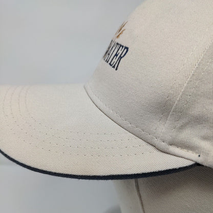 Tidewater Strapback Hat Tan OSFA Embroidered American Dry Goods